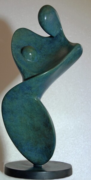 Sculpture intitulée "Berceuse" par Fanjol, Œuvre d'art originale, Bronze