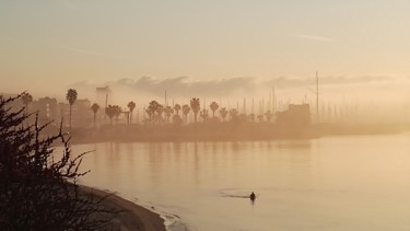 Photographie intitulée "Brouillard en médit…" par Fanny Touchet, Œuvre d'art originale