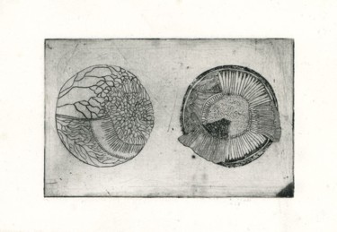 Gravures & estampes intitulée "Anatomie III" par Bueb Fanny, Œuvre d'art originale, Eau-forte