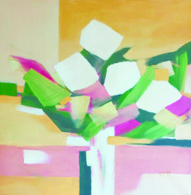 Картина под названием "Cocktail" - Fanou Montel, Подлинное произведение искусства, Акрил Установлен на Деревянная рама для н…