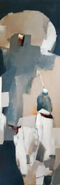 Présence Painting titled "Présence" by Fanou Montel, Original Art, Acrylic