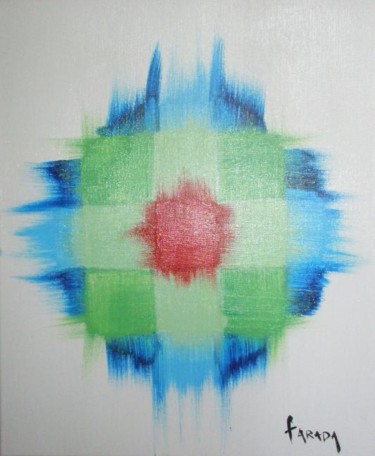 Peinture intitulée "wkf" par Farid Boussadia, Œuvre d'art originale