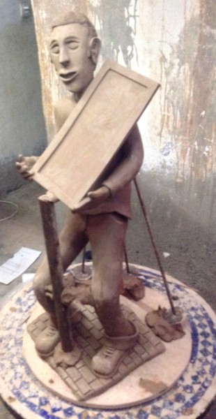 Sculpture titled "sculpture fait par…" by Farej, Original Artwork