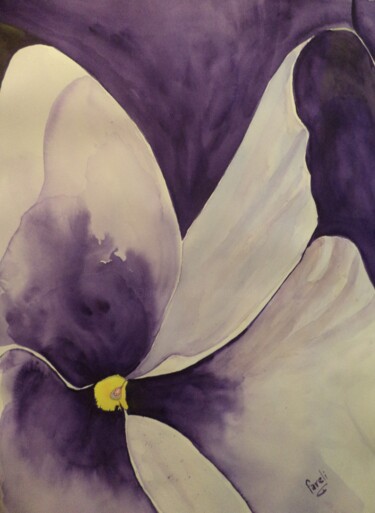 Картина под названием "Violeta" - Fareli, Подлинное произведение искусства