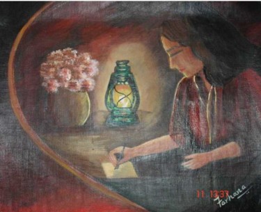 Painting titled "Lekhini" by Farhana Sami Ahmed, Original Artwork