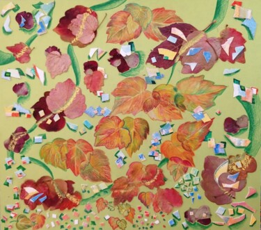 图画 标题为“automne” 由Farnaz Pishro, 原创艺术品, 圆珠笔