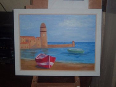 Painting titled "collioure" by Chris, Original Artwork