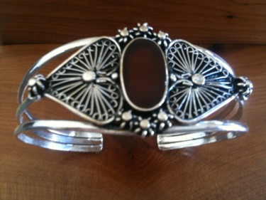 手工艺品 标题为“Bracelet en filigra…” 由Fares El Ouafi, 原创艺术品, 首饰