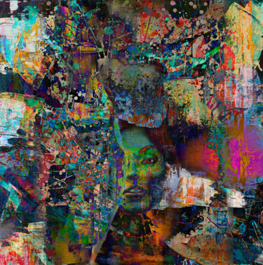 Digitale Kunst mit dem Titel "MYSTERIOUS" von Faruk Soyarat, Original-Kunstwerk, Digitale Malerei