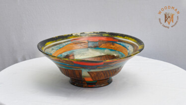Diseño titulada "Faruk Tak. "Bowl" 1…" por Faruk Tak, Obra de arte original, Accesorios