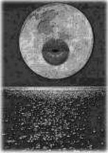 Pintura titulada "El beso de la luna…" por Fasanella, Obra de arte original, Oleo