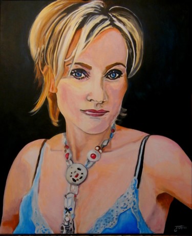 Painting titled "Patricia kaas" by Off Olivier Fasquel, Original Artwork