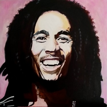 Painting titled "BOB" by Off Olivier Fasquel, Original Artwork, Acrylic
