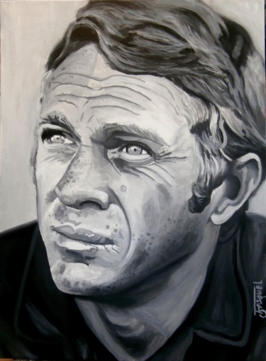 Painting titled "STEVE" by Off Olivier Fasquel, Original Artwork, Acrylic