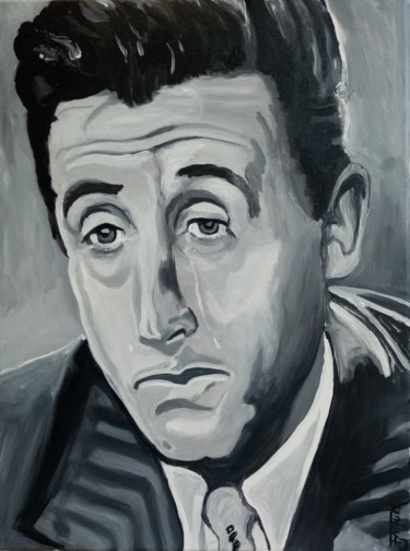 Painting titled "Jean Lefebvre" by Off Olivier Fasquel, Original Artwork, Acrylic