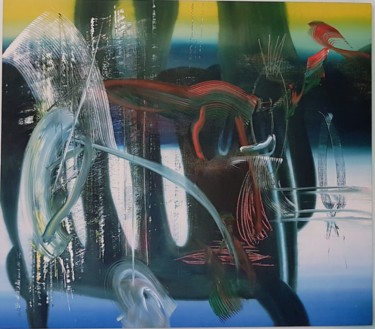 Painting titled "Marc RENARD (1963)" by Aurélien Defrenne, Original Artwork, Oil