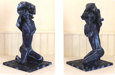 Sculpture titled "La baigneuse" by Fatiha Bougaci, Original Artwork, Other