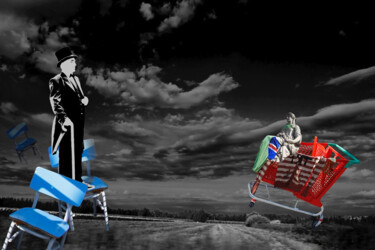 Digitale Kunst mit dem Titel "Capitalism and demo…" von Fatima Fernandes, Original-Kunstwerk, Fotomontage