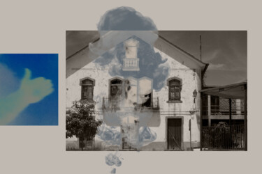 Digital Arts titled "Fires in the villag…" by Fatima Fernandes, Original Artwork, Digital Collage