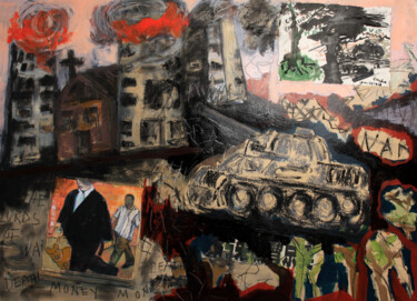 Schilderij getiteld "Lords. of War ii" door Fatima Fernandes, Origineel Kunstwerk, Acryl