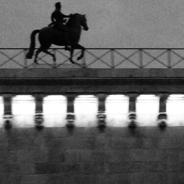 Fotografia intitolato "Horseman" da Fatima Fernandes, Opera d'arte originale, Fotografia digitale