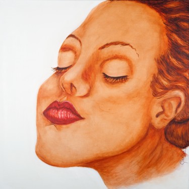 Картина под названием "sensualité" - Fatima Gillet, Подлинное произведение искусства, Акрил