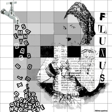 Artes digitais intitulada "fluxus miranda" por Fátima Queiroz, Obras de arte originais