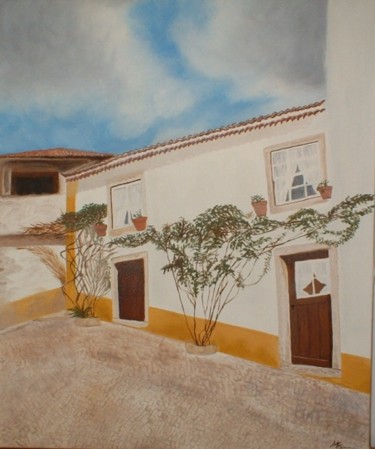 Pintura intitulada "Casa Portuguesa" por Maria De Fátima Gomes, Obras de arte originais