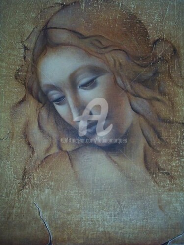 Pintura intitulada "Detalhe da obra "La…" por Fatima Marques, Obras de arte originais, Óleo