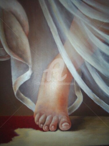 Картина под названием "Detalhe da obra "De…" - Fatima Marques, Подлинное произведение искусства, Масло