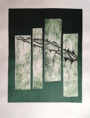 Printmaking titled "retension.jpg" by Kammoun, Original Artwork, Etching