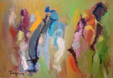Pintura titulada "Women" por Tufina, Obra de arte original, Oleo