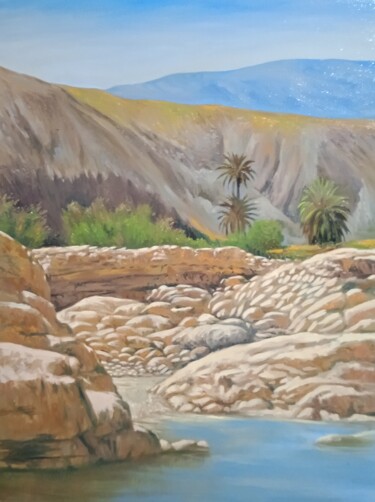 Peinture intitulée "Autres,Batna, Algér…" par Faudhil Tamine, Œuvre d'art originale, Huile