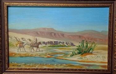 Painting titled "Reproduction from G…" by Faudhil Tamine, Original Artwork, Oil