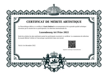 Arte digitale intitolato "certificat du mérit…" da Eagles100, Opera d'arte originale, Lavoro digitale 2D