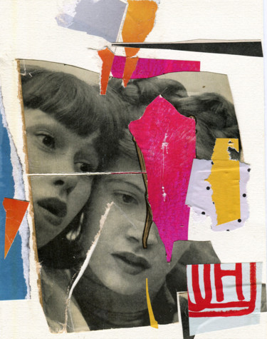 Collages titled "Decollage" by Fabrizio Bandini, Original Artwork