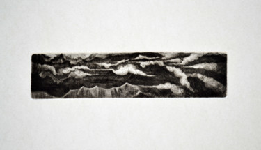 Estampas & grabados titulada "Cimes" por François Crinel, Obra de arte original, Grabado