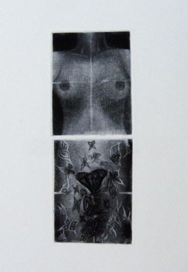 Estampas & grabados titulada "Papillonnante" por François Crinel, Obra de arte original, Grabado