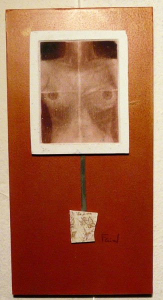 Dessin intitulée "Rouge nu" par François Crinel, Œuvre d'art originale, Autre