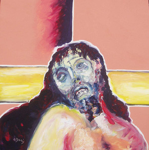 Painting titled "Christ gisant 3   (…" by Francis Denis, Original Artwork