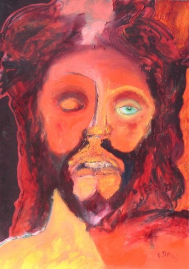 Peinture intitulée "Ecce Homo" par Francis Denis, Œuvre d'art originale