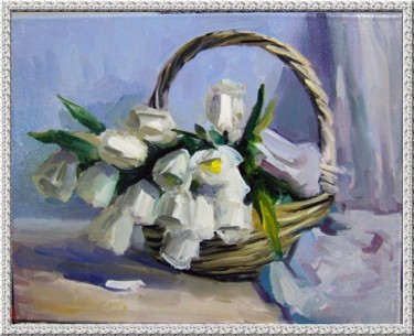 Картина под названием "тюльпаны" - Александр Авдеев (Fid), Подлинное произведение искусства