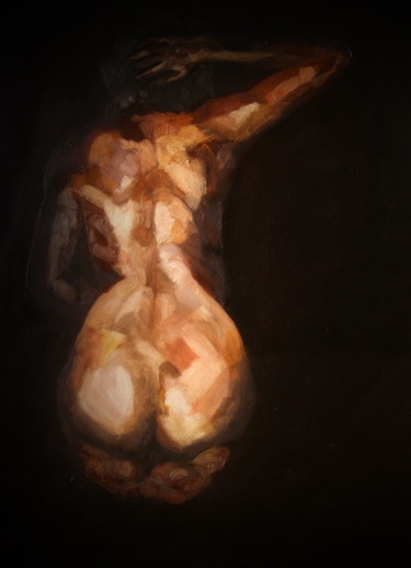 Картина под названием "La guitarra" - Federico Pedro, Подлинное произведение искусства, Другой