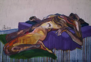 Malarstwo zatytułowany „Flagelo” autorstwa Federico Pedro, Oryginalna praca, Akryl