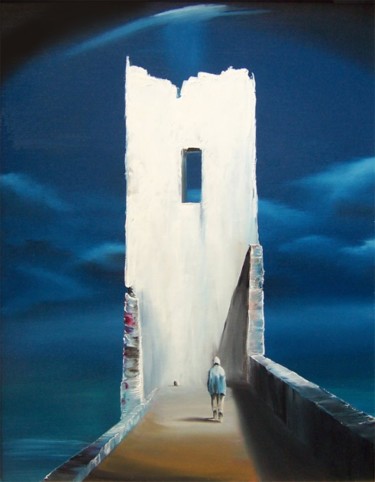 Painting titled "Arrival" by Dj Fedeli, Original Artwork, Oil