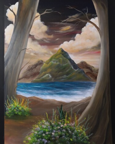 Pittura intitolato "Isla" da Feedeluz, Opera d'arte originale, Acrilico