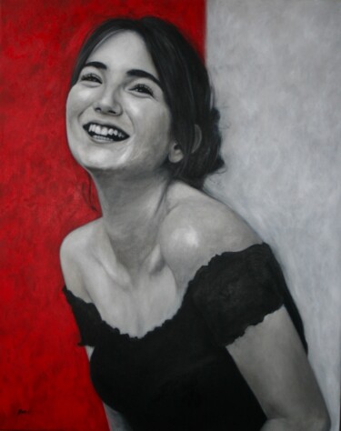 Painting titled "Non ridere!" by Federica Belloli, Original Artwork, Acrylic
