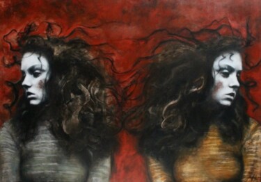 Peinture intitulée "Solitudini II / Lon…" par Federica Belloli, Œuvre d'art originale, Acrylique