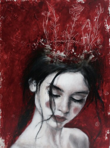 Malerei mit dem Titel "Without a kingdom I…" von Federica Belloli, Original-Kunstwerk, Acryl Auf Keilrahmen aus Holz montiert