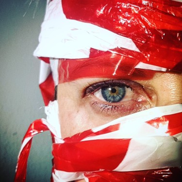 Work in progress - self-portait Photographie intitulée "Work in progress -…" par Federica Ripani A.K.A. White Art Lab, Œuvre d'art originale, Photographie n…